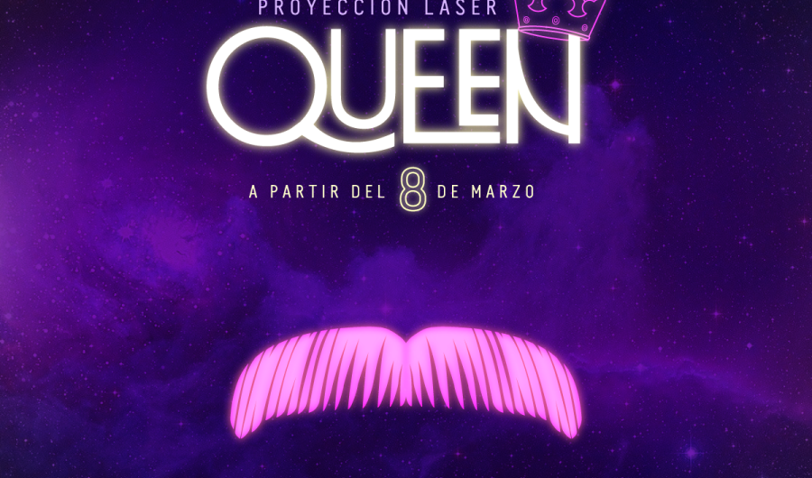 Poster de Queen en el Planetario de Bogotá