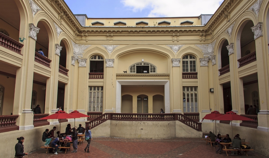 Fachada interna de la Escuela de Artes ASAB