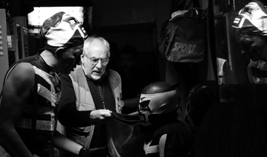 El director Arturo Ripstein en rodaje