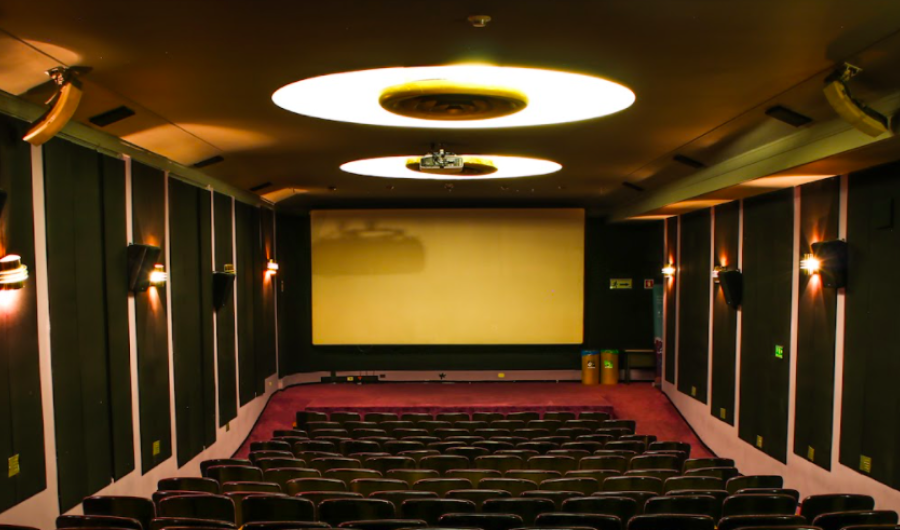 Sala de cine de la antigua Cinemateca de Bogotá