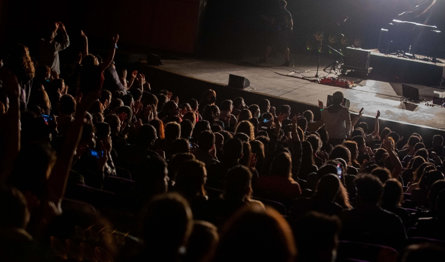 público en el Teatro Jorge Eliécer Gaitán