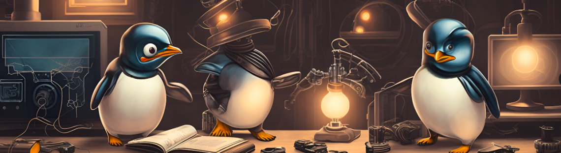 Ilustración de Pinguinos 