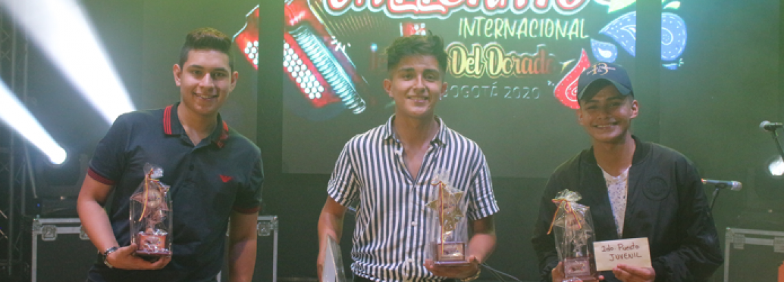 Ganadores 1ra edición Festival Vallenato Leyenda del Dorado