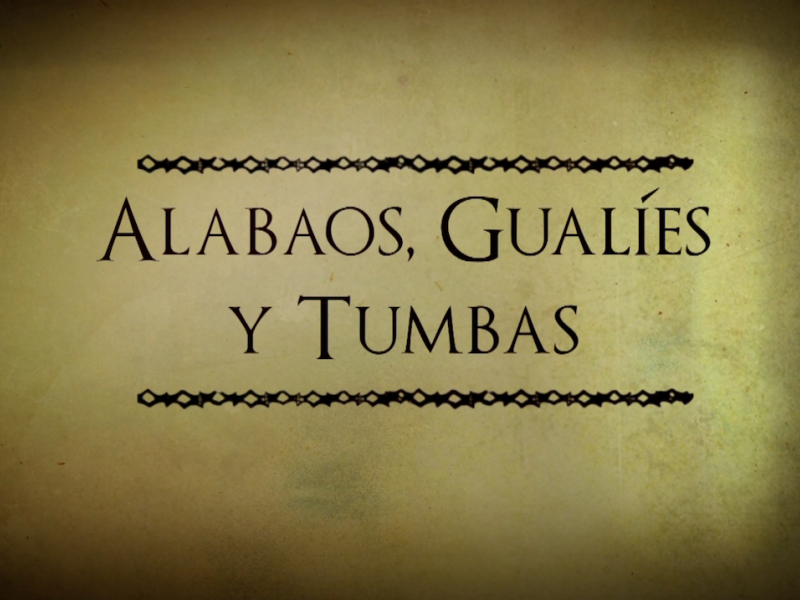Fotograma Alabaos, Gualíes y Tumbas 