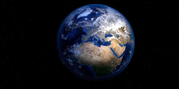 Planeta Tierra visto desde el espacio