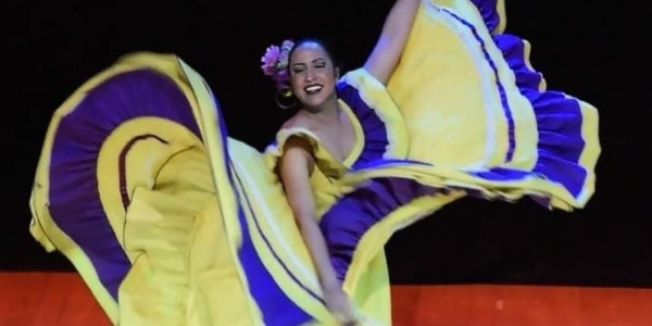 Bailarina venezolana en escena