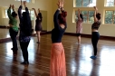 Juliana Carranza en taller de danza